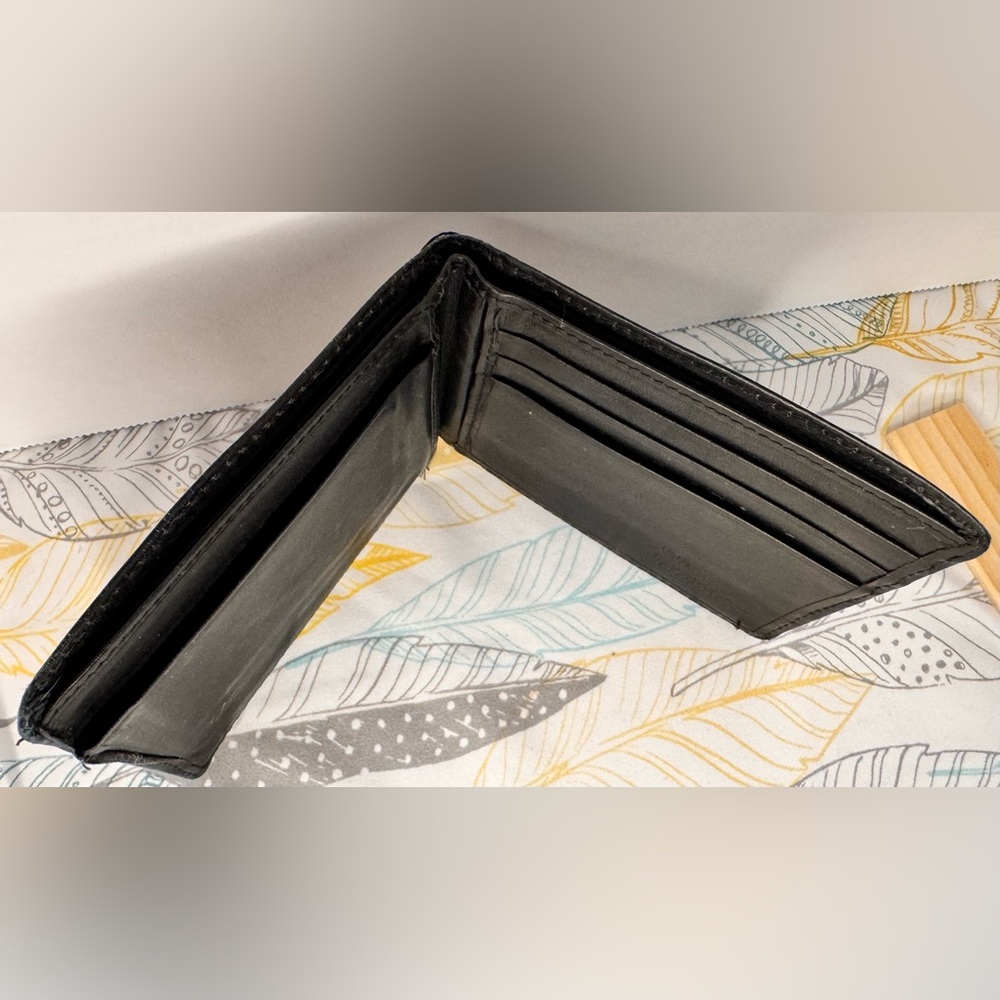 Polo Ralph Lauren Black Calfskin Leather Wallet